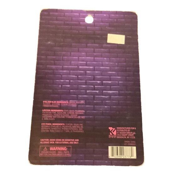 Boo-Tiful Eye Pencil Lashes & Lipstick Set Makeup Cosmetic Kit NEW - Picture 4 of 6